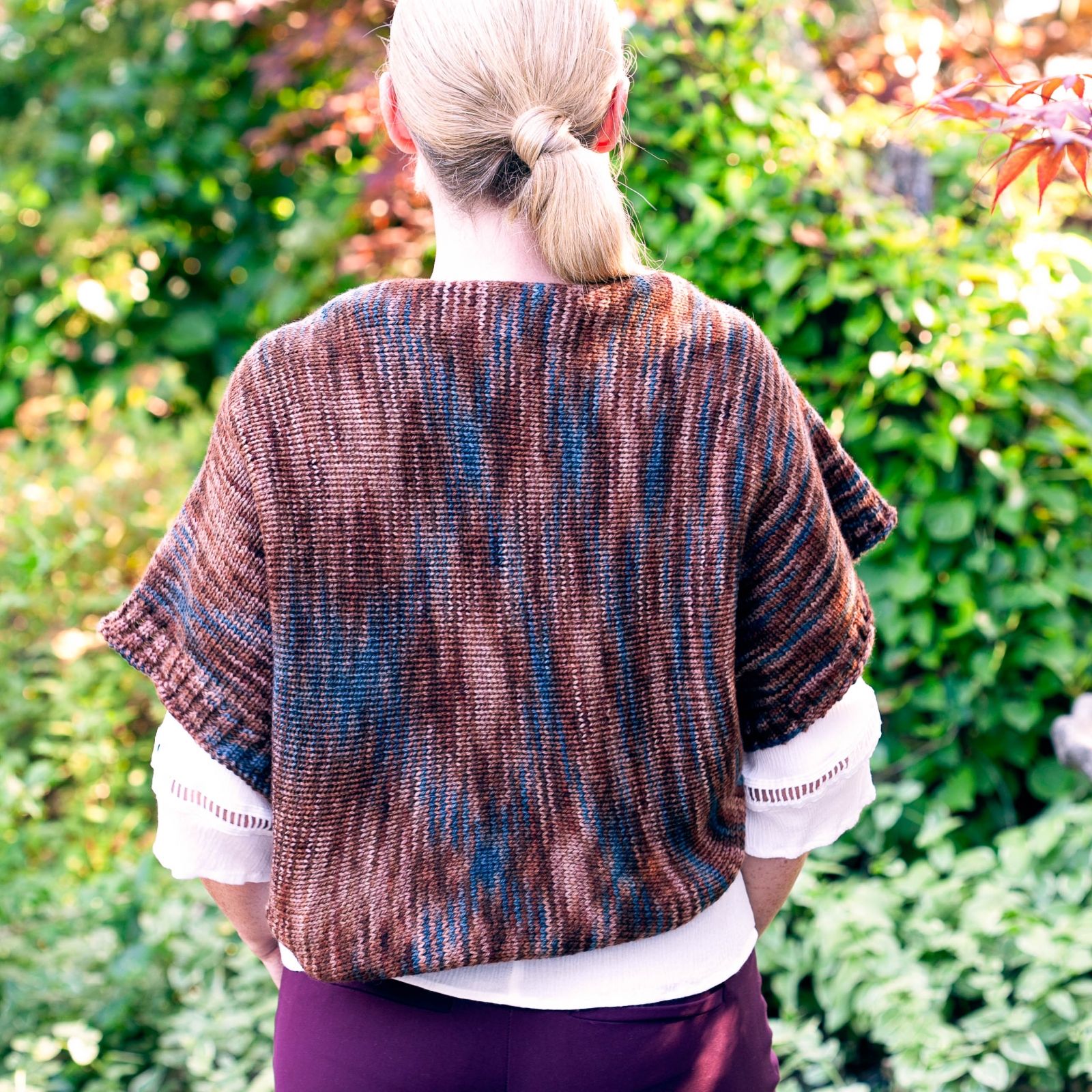 Loom Knit shrug pattern, blythe shrug. Relaxed fit shrug pattern. This Moment is Good