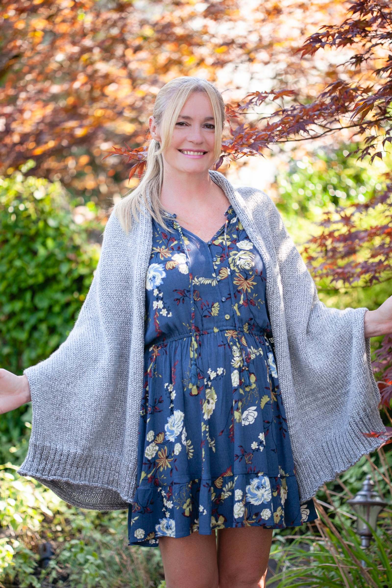 Loom Knit Shrug Style Cardigan Pattern. Oversized fit. PDF ...