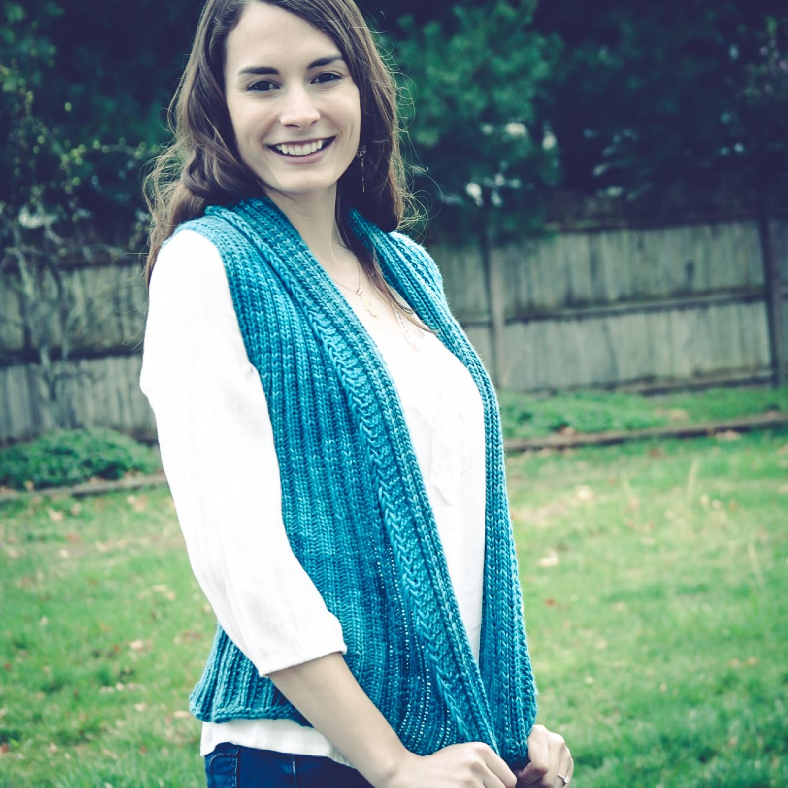 Loom Knit Vest Pattern, The Everyday Ladies Vest Pattern