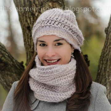 Loom Knit Hat and Cowl PATTERN set. 2 Patterns included for this Pretty and Feminine Hat and Cowl Set. PATTERN ONLY!!!! Instant Download!