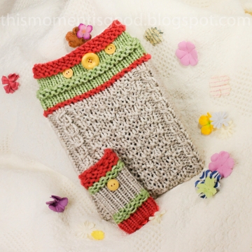 Loom Knit iPad Tablet Cover PATTERN. Plus iPhone Sock Pattern. iPad Sleeve Loom Knitting PATTERN ONLY!