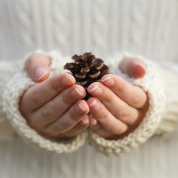 Loom Knit Fingerless Gloves Pattern