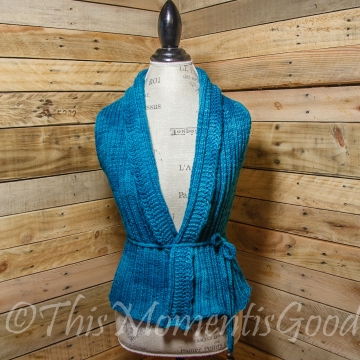 Loom Knit Vest Pattern, The Everyday Ladies Vest Pattern, 5 sizes, Instant PDF Download.