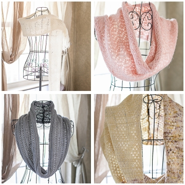 Loom Knit Lace Shawl, Snood, Cowl, Scarf, Table Runner Pattern Collection. 4 designs, for 20+ projects! 1 PDF Pattern e-book. Loom Knit Lace Shawl, Snood, Cowl, Scarf, Table Runner Pattern Collection. 4 designs, for 20+ projects! 1 PDF Pattern e-book.