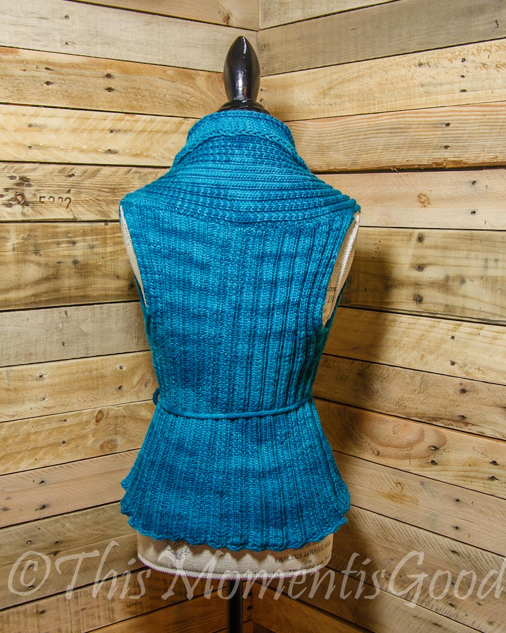 Loom Knit Vest Pattern, The Everyday Ladies Vest Pattern